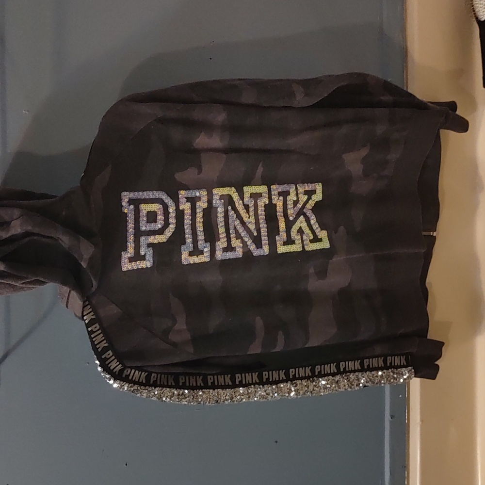 pink Zip up hoodie